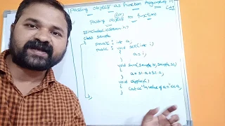 Passing Objects as function arguments in C Programming Passing objects to functions in c
