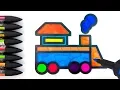 Train Coloring Pages - How to Coloring Trains