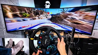 Assetto Corsa Rally 0.4 - 306 MAXI - Insane POV on Monte-Carlo