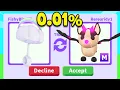Trading a 0 01 RARE ITEM in Adopt Me
