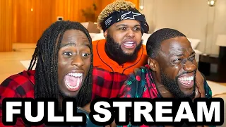 Kai Cenat Kevin Hart Druski FULL STREAM 