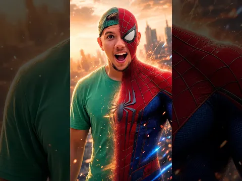 EU VIREI O HOMEM ARANHA! #shortsviral