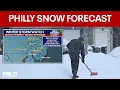 Philly snow forecast Latest snowfall total predictions for Philadelphia