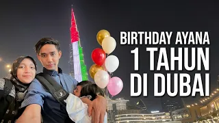 Birthday Ayana Aqila 1 tahun di Dubai
