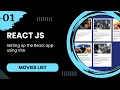 React JS - Setting up the React app using Vite