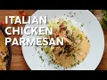 Italian keto chicken parmesan with cabbage pasta