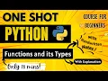Functions in Python Types of Functions Python for Beginners