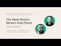 Fireside Chat The Open-Source Modern Data Stack