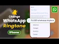 Lagu Cara Mengubah Nada Dering WhatsApp di iPhone!