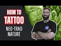 How to Tattoo Neo-Traditional Nature With Peter Murray Tattoo Tutorial