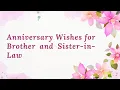 Lagu Anniversary Wishes For Brother and Sister-in-law | anniversary wishes bhaiya bhabhi @giftsandmore1