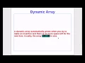Tutorial - 16 Dynamic Array in Hindi Part