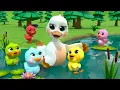 Download Lagu 5 Little Ducks (Learn Colors Song) 🦆🌲🌈 + MORE Lalafun Nursery Rhymes \u0026 Kids Songs