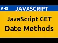 JavaScript Get Date Methods In Hindi Part 43 Programmer Shakil