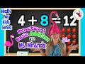 Basic Addition Practice 1 Kindergarten with Ms Miranda - Math for Kids