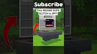 Easiest Minecraft Duplication Glitch Ever Discovered