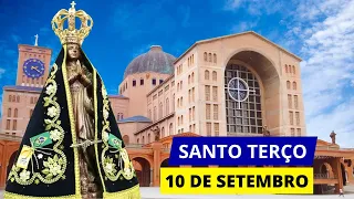 SANTO TERÇO DE APARECIDA DE HOJE - 10/09/2024 | MISTÉRIOS DOLOROSOS | TERÇA-FEIRA