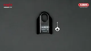 161 ABUS 60mm Heavy Duty Closed Shackle Combination Padlock Resettable EAGLE
