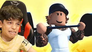 strongman simulator on roblox with jason gaming and alex