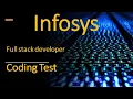 Infosys coding test React js interview questions