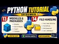 Python Modules Packages File Handling Explained in Tamil CSV JSON Real-World Examples