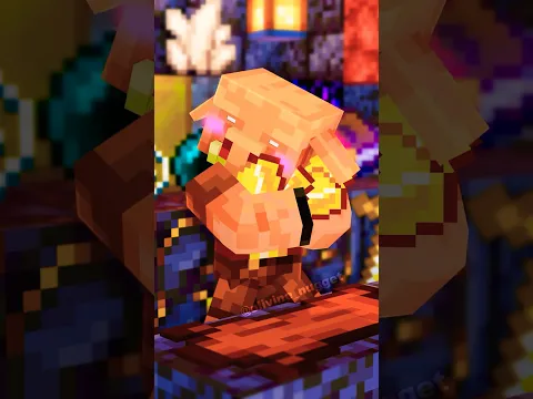 ピグリン商店① 金の取引🐽Piglin Business #1🪙Minecraft Animation