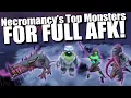 Top Monsters to Fully AFK With Necromancy Runescape 3