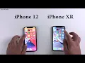 iPhone 12 vs iPhone XR Speed Test Size Comparison RAM Management