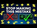 Negative Numbers The Complete Guide Stop Making Mistakes