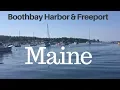 Emma goes to Boothbay Harbor Freeport Maine