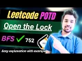 Open the Lock Leetcode 752 Using BFS EASY Solution with Detailed Explanation