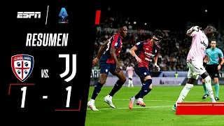 CAGLIARI EMPATÓ CON LA JUVE Y SIGUE EN PUESTOS DE CHAMPIONS | Cagliari 1-1 Juventus | RESUMEN