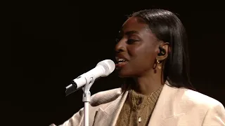 cat burns performs go live at the brit awards 2023