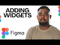 How to Add Widgets in Figma Quick Easy Beginner Tutorial