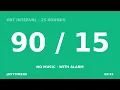 HIIT Interval Timer 25 Rounds Bar
