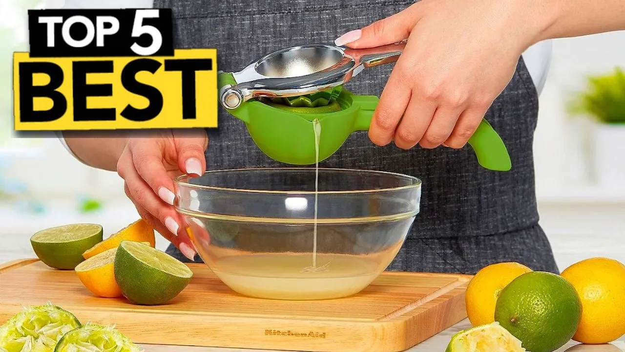 TOP 5 Best Citrus Juicer [ 2023 Buyer's Guide ]