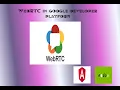 Enable Real Time Communication with webRTC in Angular and node js