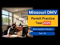 Missouri DMV Permit Practice Test 2025 - Questions Answers to Pass Your Exam