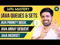 Java Queues Sets Interface Priority Queue ArrayDeque and Java HashSet in Hindi