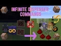 Command Block Tutorial Infinite Dispenser Commands in Minecraft
