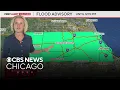 Flooding heavy rain on Saturday in Chicago