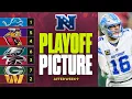 NFC Playoff Picture Lions in top spot Cardinals surprise NFC West leader