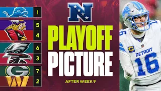 NFC Playoff Picture Lions in top spot Cardinals surprise NFC West leader