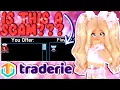 IS TRADERIE REALLY SAFE TO USE FOR ROYALE HIGH ROBLOX Royale High Trading Tea