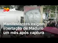 Lagu Maduro preso nos EUA há um mês: manifestantes vão às ruas por libertação de líder da Venezuela