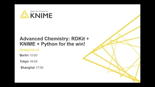 Advanced chemistry RDKit KNIME Python for the win