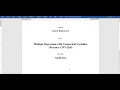 Practice Multiple Regression with Categorical Variables Example Audit CH7-Q14