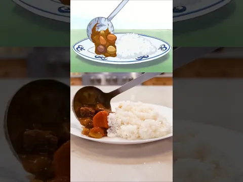 Navy Curry 🍛 from One Piece 🏴‍☠️🍳 by Nadine and Chris 👩‍🍳👨‍🍳 #onepiece #curry #anime #manga #food