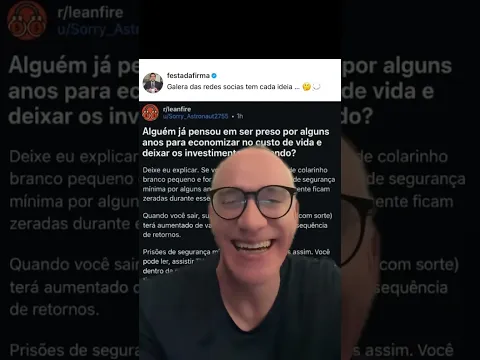 Ser preso para não gastar dinheiro? OLHA AD IDEIAS
