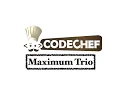 Maximum Trio - Problem Code Chef Daily Coding Problem Java Code